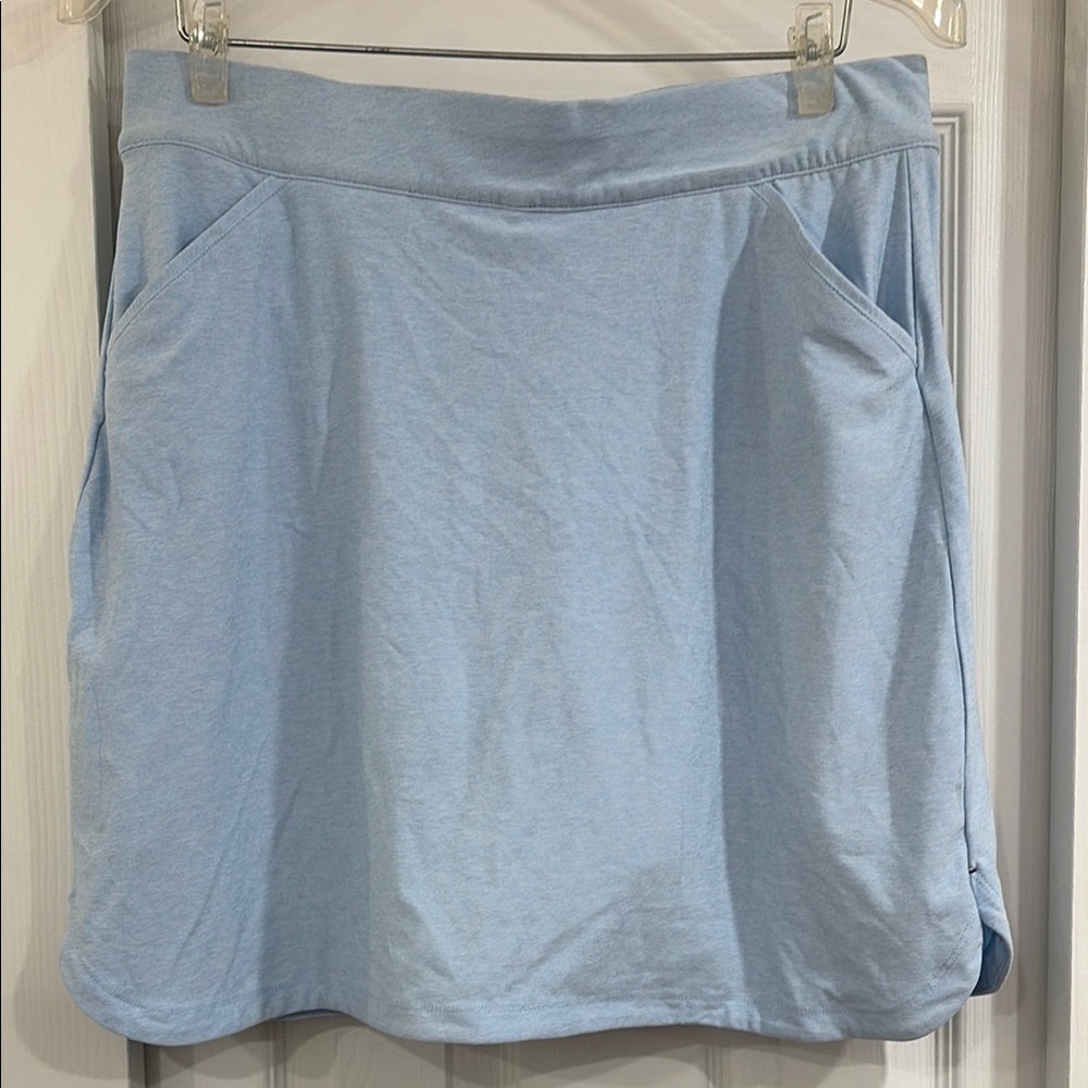 Peter Millar Light Blue Knit Skort
